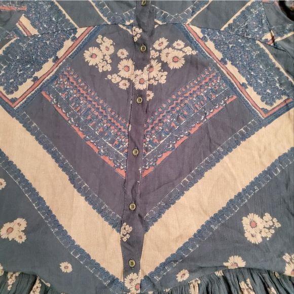 Free People From Your Heart Midnight Dress Size M - Picture 15 of 15